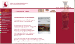 Screenshot von der Website